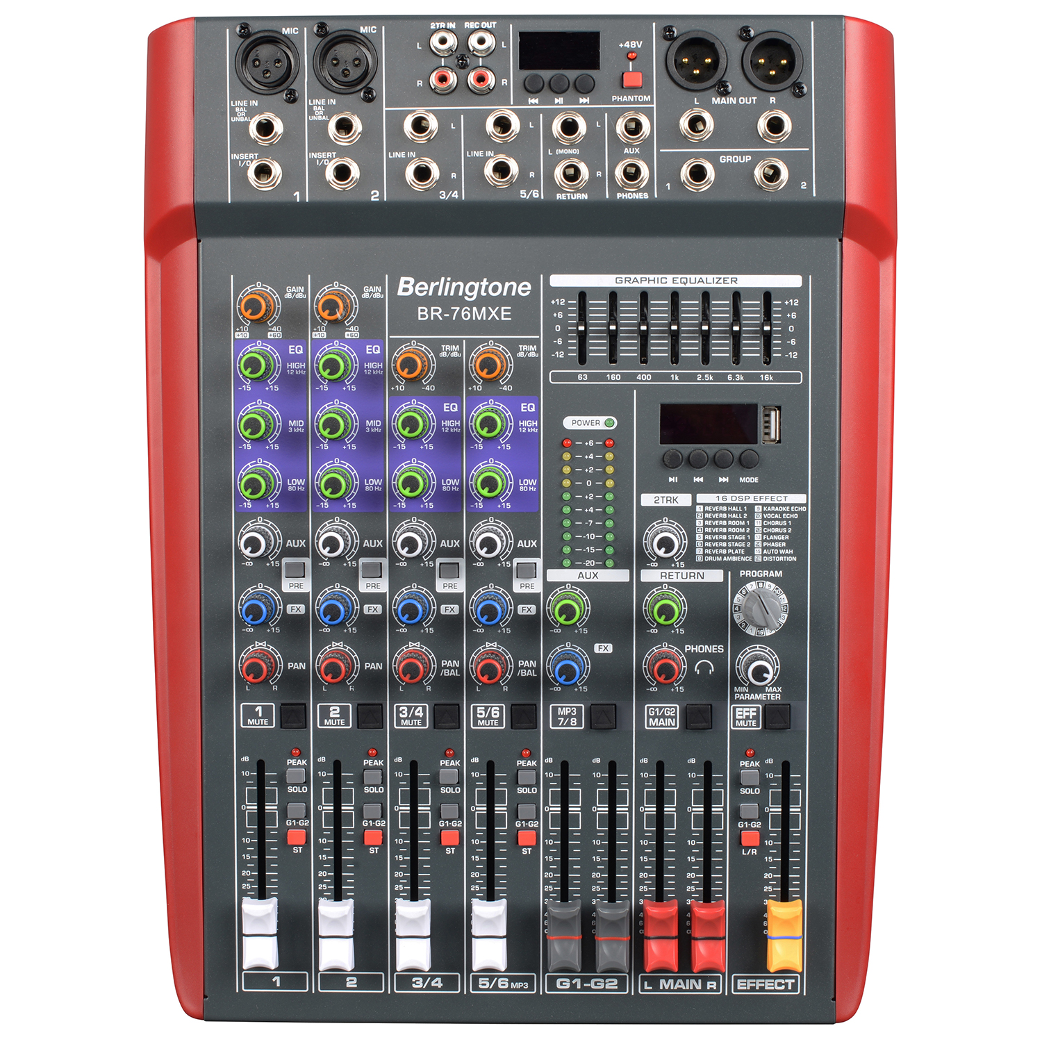 Channel　Drive,　Sound　USB　BR-76MX,　Studio　Berlingtone　Berlingtone　DJ　Mixer　Controller,　Bluetooth　Recording　Audio　PC