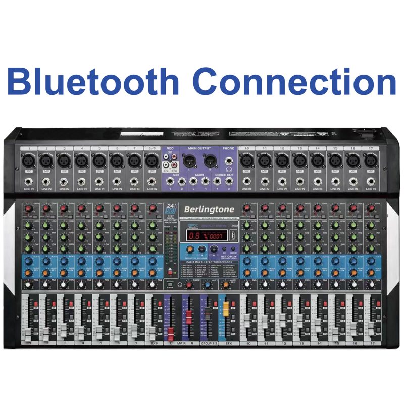 Berlingtone BR16MX, 16 Channel Professional Bluetooth Studio Audio