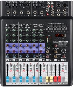 Berlingtone BR-124MX, 12- Channel Bluetooth Studio Audio Mixer