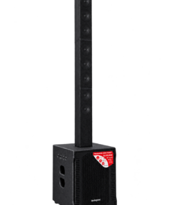 Portable Column PA System, 12" Powered Subwoofer, Built-in DSP, with 8x3 full rang speaker TWS Bluetooth